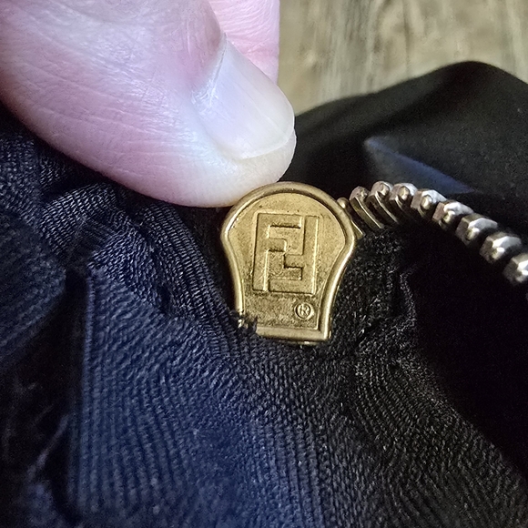 Fendi Black Satin Baby Spy Bag - Picture 14 of 17